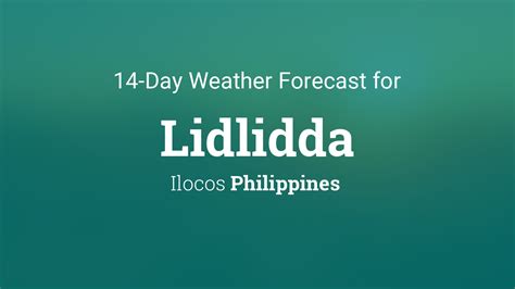 philippine weather forecast.
